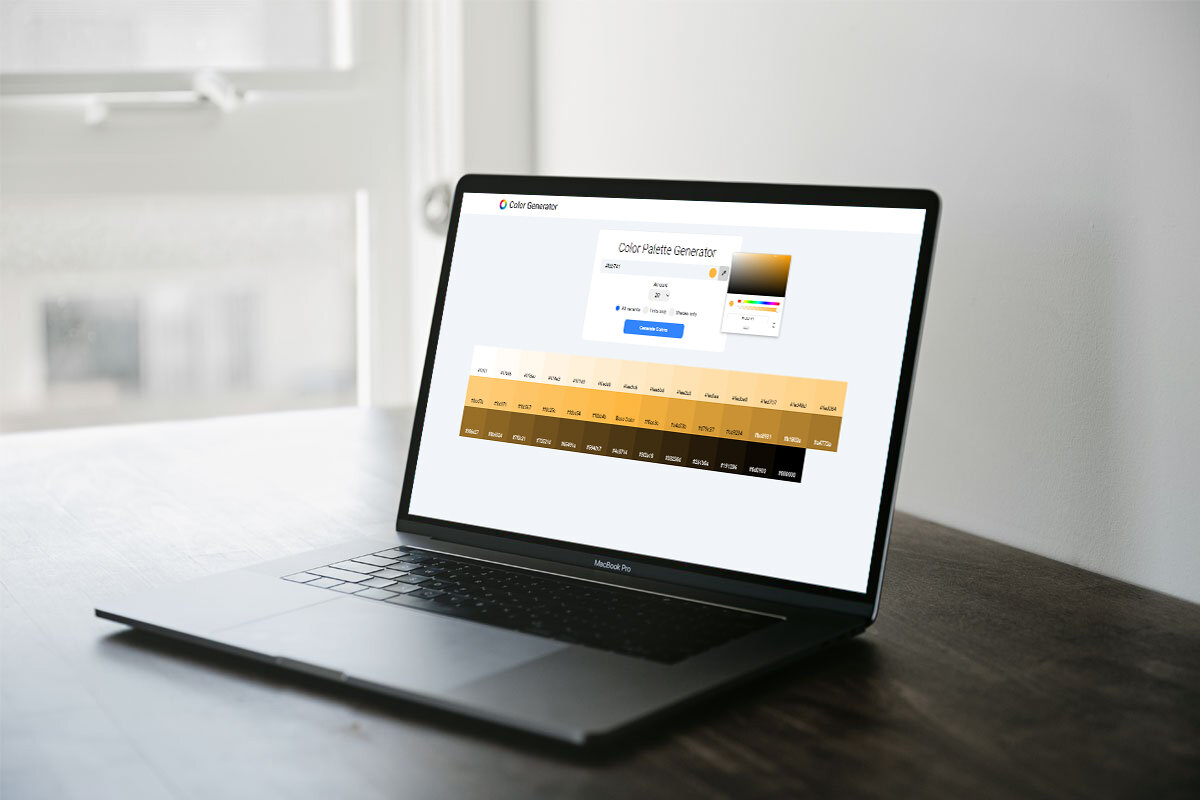 Color Generator project screenshot